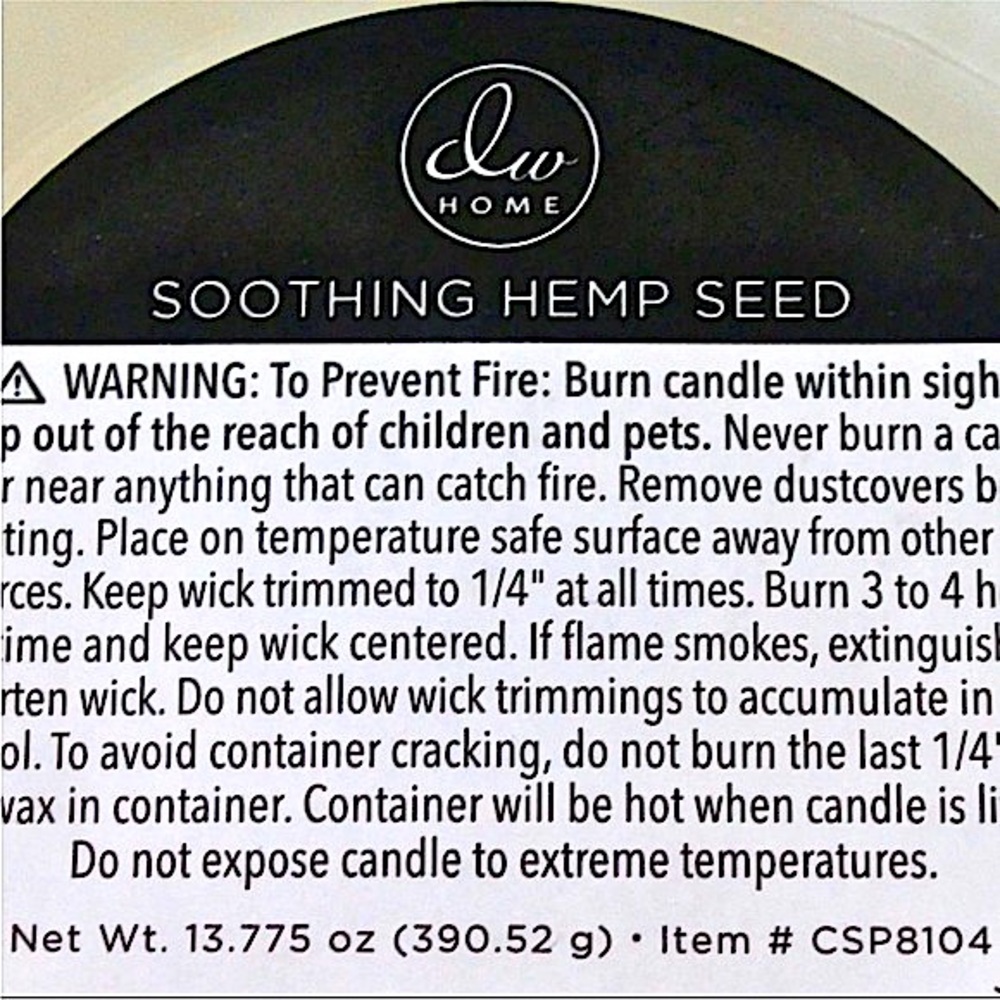 DW HOME CANDLE SOOTHING PATCHOULI MUSK LEATHERED CEDAR AMBER NEW 13.77 GENTLE - Picture 5 of 5